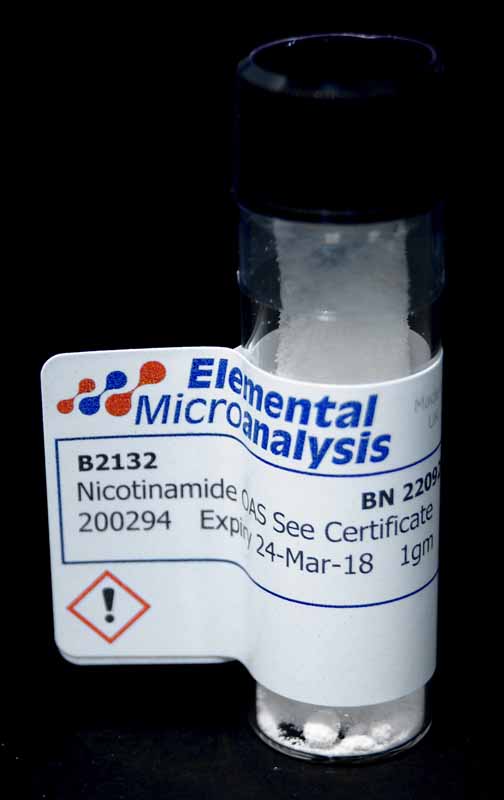 Nicotinamide OAS See Certificate368344 Expiry 25-02-2030 1gm